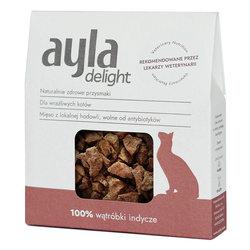 Ayla Delight Wątróbki Indycze 28g Liofilizowany Przysmak Dla Kota 100% Mięsa