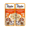 Inaba Twin Packs 12x80g Karma Dla Psa z Kurczakiem Warzywami i Wołowiną w Bulionie z Kurczaka