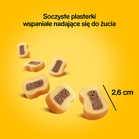 Pedigree Tasty Minis 155g z wołowiną Przysmak dla psa (Mini Tasty bites chewy slices)