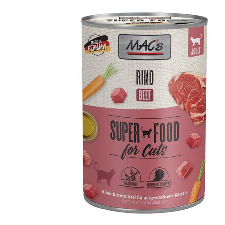 MAC's 6x400g Mokra Karma Dla Dorosłych Kotów Mix 6 Smaków