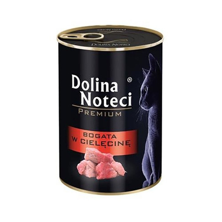 Dolina Noteci Premium Mokra Karma Dla Kota Mix Smaków 12x400g Łosoś Jagnięcina Cielęcina
