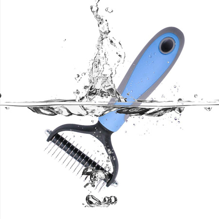 Trymer zgrzebło do kołtunów 7cm do usuwania martwego włosa psa i kota