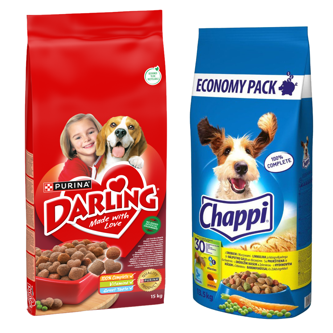 Purina Darling 15kg + Chappi 13,5kg Sucha karma dla Psa