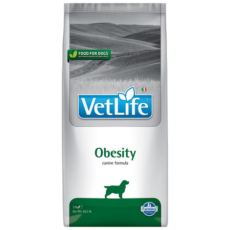 Farmina Vet Life Obesity Dog 12kg Dietetyczna Sucha Karma Dla Psa z Nadwagą