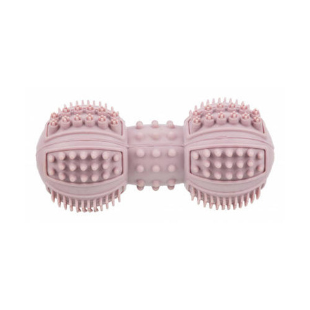 Trixie JUNIOR Hantelek Gryzak dla psa, guma naturalna 9 cm LILIOWA