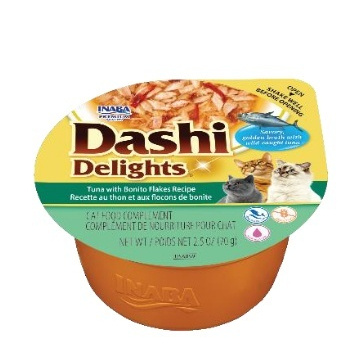 Inaba Cat Dashi Delights 70g Uzupełniająca Karma Dla Kota z Tuńczykiem