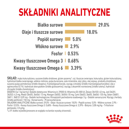 Royal Canin BHN Yorkshire Terrier Adult 8+ 500g Karma Sucha Dla Dojrzałych Psów Rasy Yorkshire Terrier Powyżej 8 Roku Życia