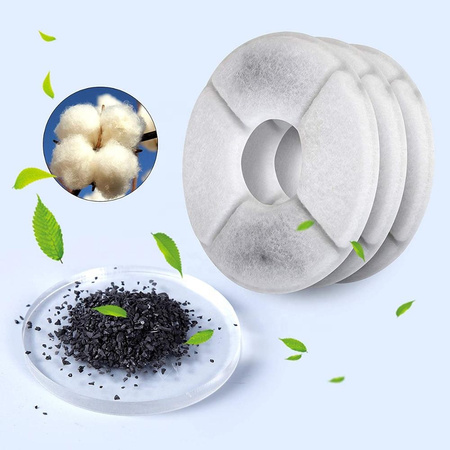 Fontanna dla kota 1.6L Automatyczny dozownik wody poidło z filtrem i USB NIEBIESKI