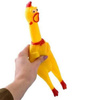GUMOWY KURCZAK PISZCZĄCA ZABAWKA DLA PSA GRYZAK