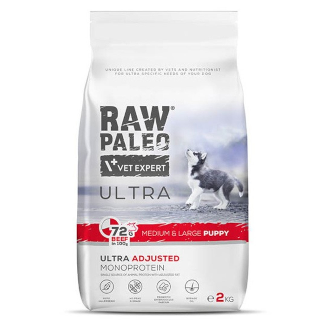 Raw Paleo Ultra Beef Puppy Medium/large