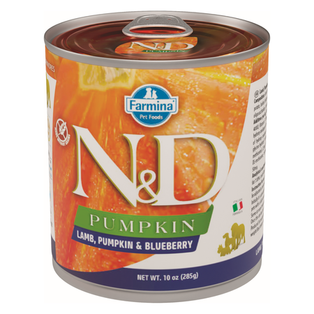Farmina N&D Dog Lamb Pumpkin Blueberry 24x285g Mokra Karma Dla Psa Jagnięcina z Dynią I Borówką