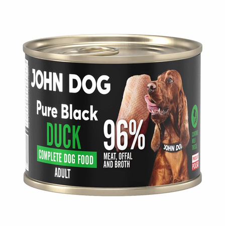 John Dog Pure Black Adult 6x200g Mokra Karma Dla Psa Mix 6 Smaków