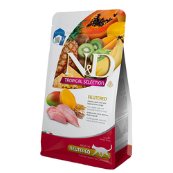 Farmina N&D Tropical Neutered 1,5kg Sucha Karma Z Kurczakiem Dla Kotów Po Zabiegu Kastracji