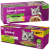Whiskas Adult 80x85g Mokra Karma Dla Kota Tasty Mix Wybór Szefa Kuchni W Sosie + Mix Smaków W Galaretce