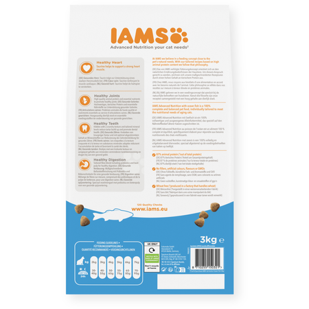 Sucha Karma Iams for Vitality Dla Starszych Kotów Z Rybami Oceanicznymi 3kg