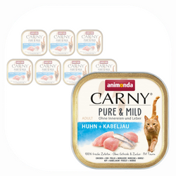 Animonda Carny Pure & Mild 8x100g Mokra Karma Dla Kota Z Kurczakiem I Dorszem