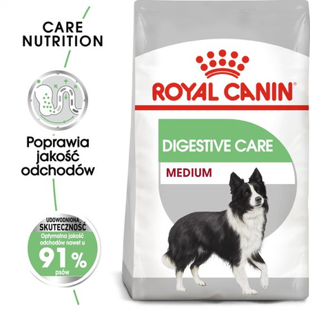 Royal Canin CCN Medium Digestive Care 3kg Karma Sucha Dla Psów Ras Średnich O Wrażliwym Przewodzie Pokarmowym