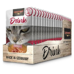 Leonardo Drink Płynna Mokra Karma Uzupełniająca Dla Kota Rosół Wołowy 20x40g