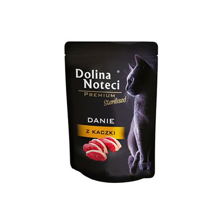 Dolina Noteci Karma Mokra Dla Kotów Mix 4 Smaków Danie z Wołowiny Tuńczyka Kaczki i Królika 10x85g