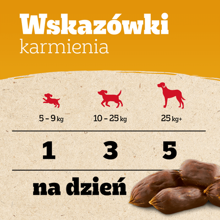 Pedigree Ranchos Sausages 7x60g Naturalny Przysmak dla Psa Z Wieprzowiną I Soczystymi Jabłkami