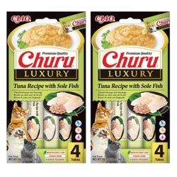 Inaba Cat Churu Luxury 8x14g (112g) Kremowy Przysmak Dla Kota Tuńczyk z Solą