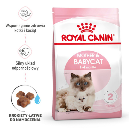 Royal Canin Mother&babycat 2kg Karma Sucha Dla Kotek W Okresie Ciąży, Laktacji I Kociąt