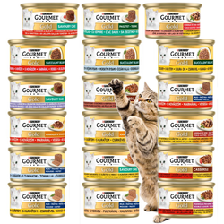 Purina Gourmet Gold Mix Smaków Karma Dla Kotów W Sosie Pasztecie i Musie 72x85g