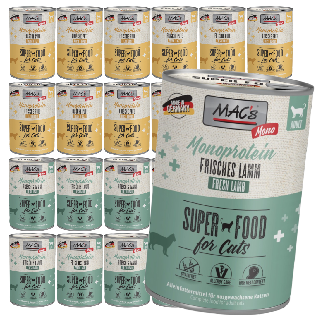 MAC's Monoproteinowa Mokra Karma Dla Kota Jagnięcina Indyk