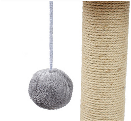 Drapak Drzewko Domek Dla Kota 120cm z Hamakiem Szary