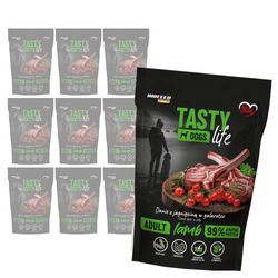 Biofeed Tasty Dogs Life z Jagnięciną w Galaretce 10x500g Bezzbożowa Mokra Karma Dla Psa