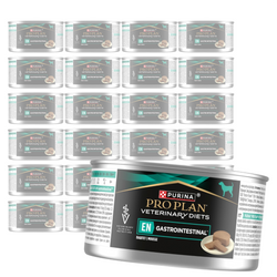 Purina Pro Plan Veterinary Diets EN Gastrointestinal 24x195g Mokra Karma Mus Dla Dorosłych Psów Niewydolność Trzustki