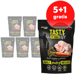 Biofeed Tasty Dogs Life z Drobiem w Galaretce 6x500g Bezzbożowa Mokra Karma Dla Psa 5+1 GRATIS