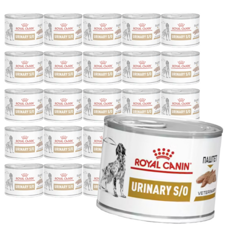 Royal Canin Veterinary Urinary S/O Loaf 24x200g Karma Pasztet Dla Psów Na Kamienie Struwitowe + GRATIS Przysmak 2x230g