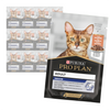 Purina Pro Plan Adult Indoor 12x85g Mokra Karma Dla Kotów Niewychodzących z Łososiem w Sosie