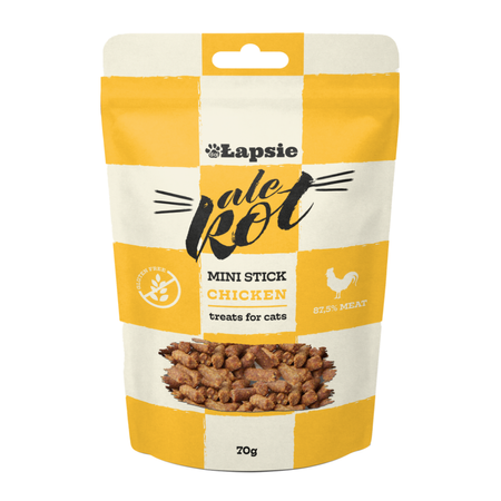Happy Snacky Łapsie Ale Kot Przysmak Patyczki Z Kurczaka 70g