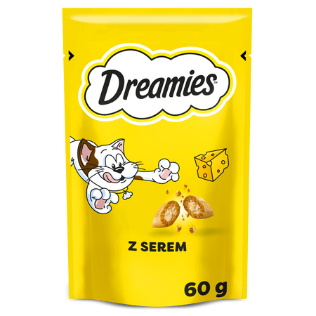 Dreamies 4x60g Przysmaki Dla Kota Z Kremowym Nadzieniem Mix 4 Smaków Bez Kurczaka