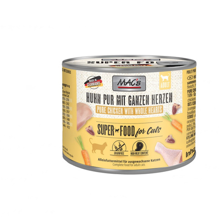 MAC's 24x200g Bezzbożowa Mokra Karma Dla Dorosłych Kotów Mix 6 Smaków