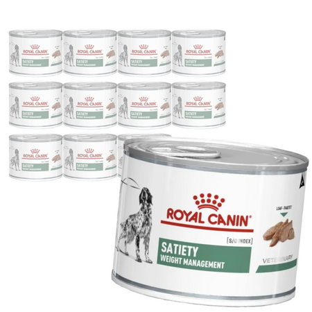 Royal Canin Veterinary VHN Dog Satiety S/O Loaf 12x195g Pasztet Dla Psów z Nadwagą + GRATIS Przysmak 230g