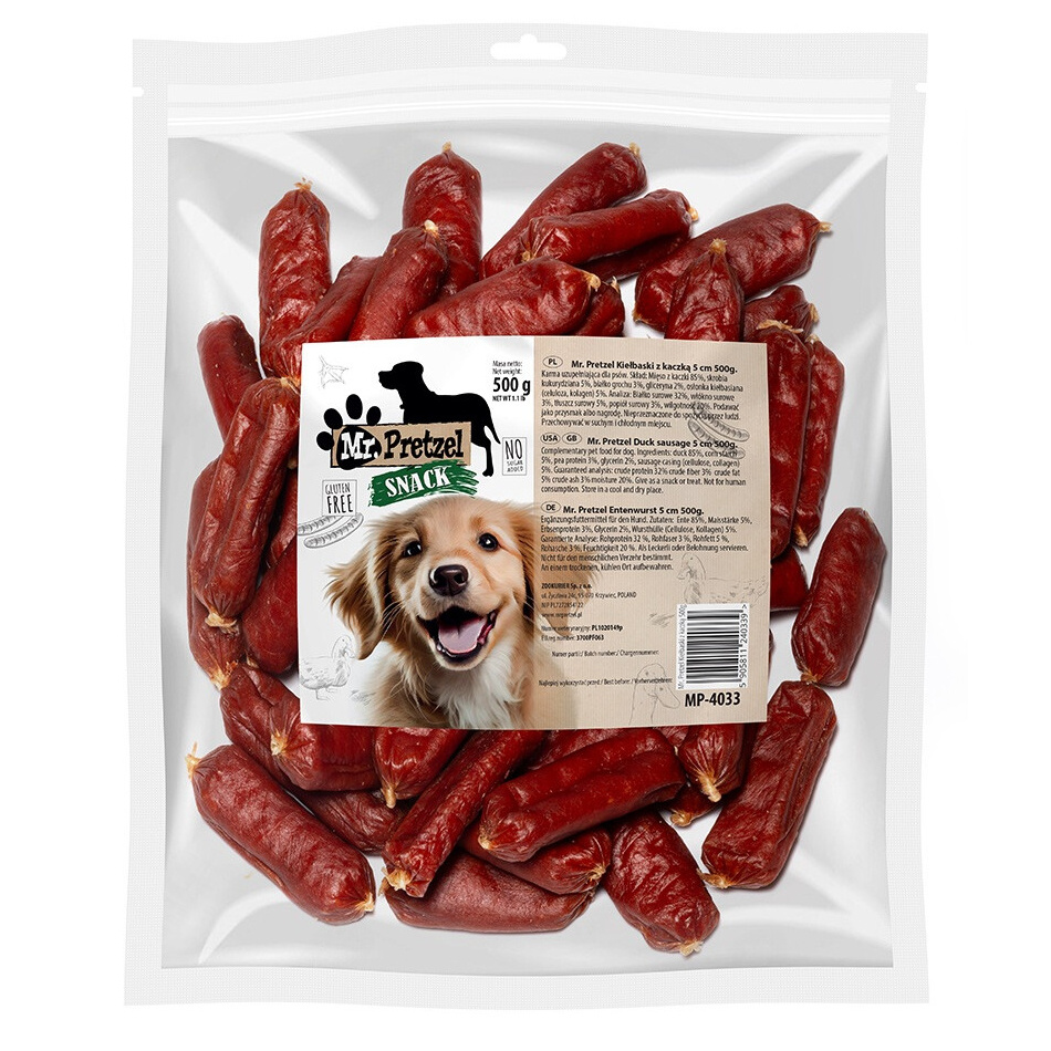 MR. PRETZEL Kiełbaski z kaczką 500g