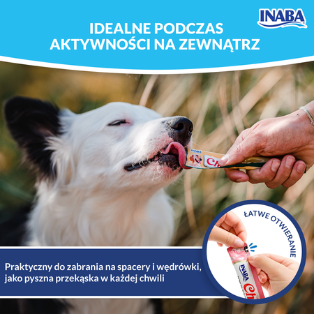 Inaba Dog Churu Przysmak Pasta Dla Psa 4x14g Tuńczyk z Łososiem