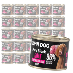 John Dog Pure Black Goat Adult 24x200g Mokra Karma Dla Psa Z Koziną