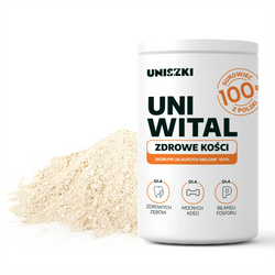 Uniszki Uniwital Zdrowe Kości 400g Suplement Dla Psa Mielone Skorupki Jaj Kurzych