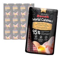 Super Benek World Cuisines 12x100g Mokra Karma Dla Kota Potrawka po Holendersku z Kurczakiem w Jajecznej Galaretce