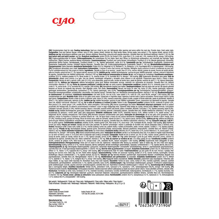 Inaba Cat Churu Tidbits Tuna & Salomon 3x12g Przysmak Dla Kota Z Tuńczykiem I Łososiem