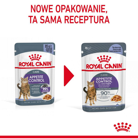 Royal Canin Appetite Control Care Karma Mokra W Galaretce Dla Kotów Domagających Się Jedzenia 12x85g