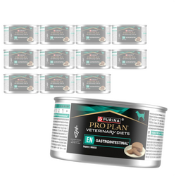 Purina Pro Plan Veterinary Diets EN Gastrointestinal 12x195g Mokra Karma Mus Dla Dorosłych Psów Niewydolność Trzustki