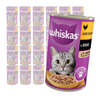 Whiskas Adult 24x400g Kurczak W Sosie Mokra Karma Dla Kota + Catsan Hygiene Plus 5L Żwirek Bentonitowy Niezbrylający