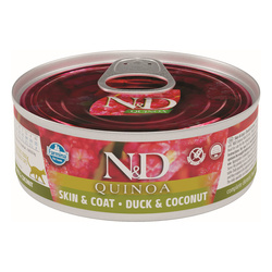 Farmina N&D Cat Quinoa Skin & Coat Duck & Coconut 80g Mokra Karma Dla Kota Kaczka Z Kokosem Na Skórę I Sierść