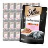 Sheba Saszetka 24 Szt. Selection in Sauce Mokra Karma Dla Kotów Z Łososiem W Sosie