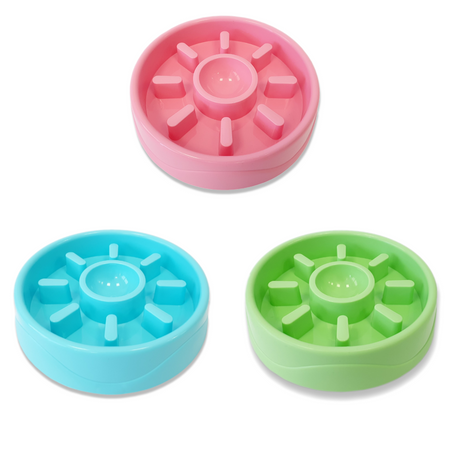 Miska Spowalniająca Jedzenie Dla Psa Kota Niebieska